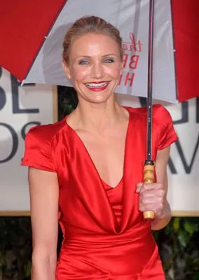 Cameron Diaz White Water Bottle With Carabiner