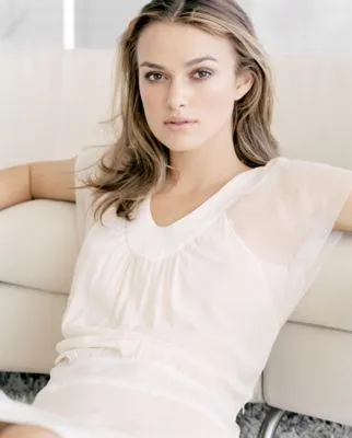 Keira Knightley White Water Bottle With Carabiner