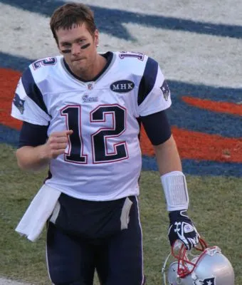 Tom Brady White Water Bottle With Carabiner