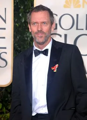 Hugh Laurie White Water Bottle With Carabiner