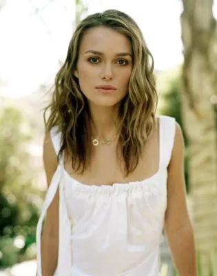 Keira Knightley White Water Bottle With Carabiner