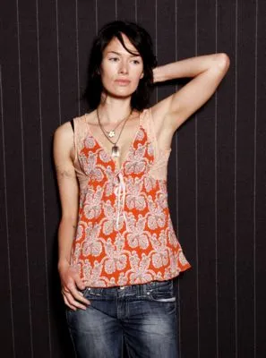 Lena Headey White Water Bottle With Carabiner