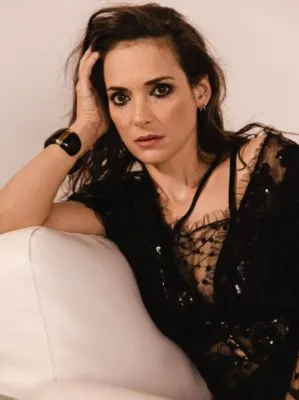 Winona Ryder White Water Bottle With Carabiner