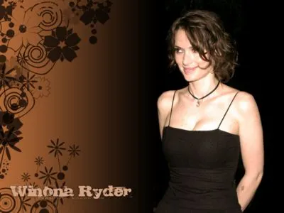 Winona Ryder White Water Bottle With Carabiner