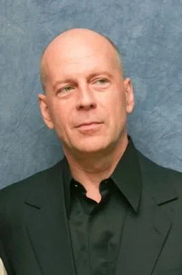 Bruce Willis Round Flask