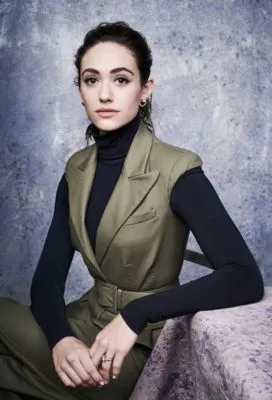 Emmy Rossum White Water Bottle With Carabiner