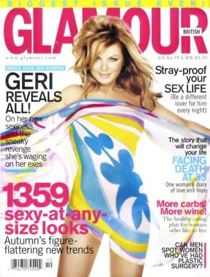 Geri Halliwell White Water Bottle With Carabiner