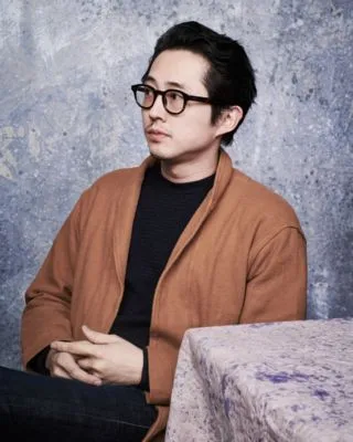 Steven Yeun White Water Bottle With Carabiner