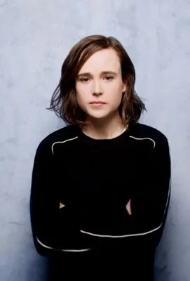 Ellen Page White Water Bottle With Carabiner