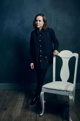 Ellen Page White Water Bottle With Carabiner