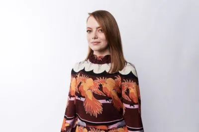 Emma Stone Women's Junior Cut Crewneck T-Shirt