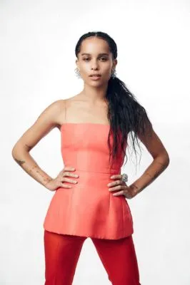 Zoe Kravitz White Water Bottle With Carabiner