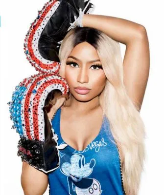 Nicki Minaj White Water Bottle With Carabiner