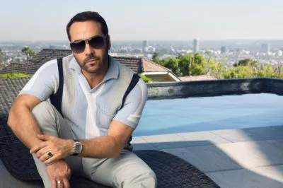 Jeremy Piven White Water Bottle With Carabiner