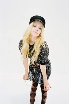 Avril Lavigne White Water Bottle With Carabiner