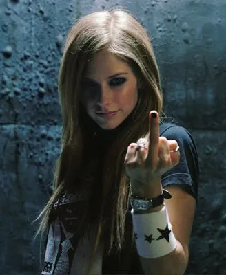 Avril Lavigne Metal Wall Art