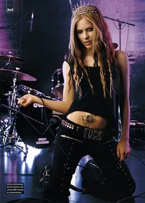 Avril Lavigne Metal Wall Art