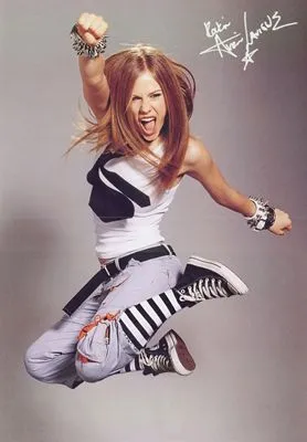 Avril Lavigne White Water Bottle With Carabiner