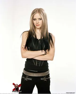 Avril Lavigne White Water Bottle With Carabiner