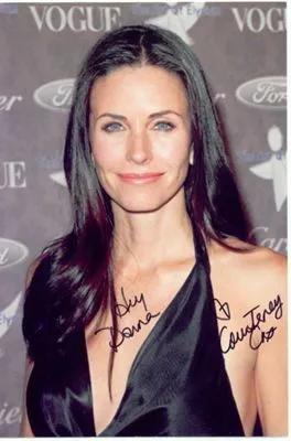 Courteney Cox White Water Bottle With Carabiner