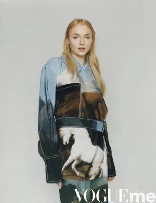 Sophie Turner White Water Bottle With Carabiner