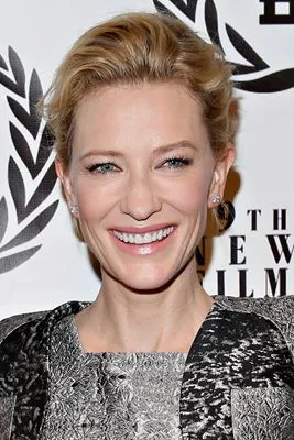 Cate Blanchett (events) White Water Bottle With Carabiner
