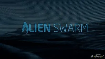 Alien Swarm v Update White Water Bottle With Carabiner