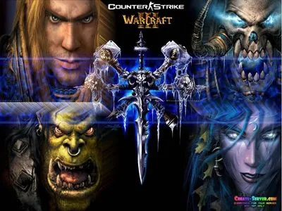 Warcraft 3 Frozen Throne White Water Bottle With Carabiner