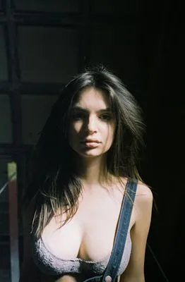 Emily Ratajkowski Round Flask