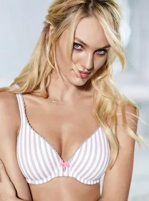 Candice Swanepoel White Water Bottle With Carabiner