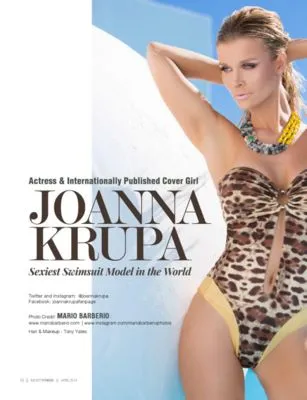 Joanna Krupa White Water Bottle With Carabiner