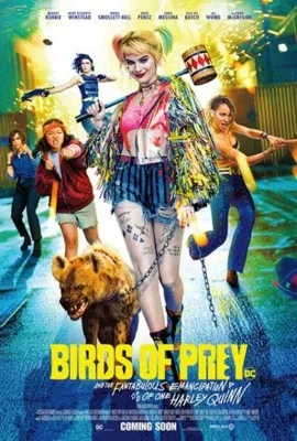 Birds of Prey: And the Fantabulous Emancipation of One Harley Quinn (2020) White Water Bottle With Carabiner