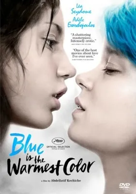 Blue Is the Warmest Color (2013) White Water Bottle With Carabiner