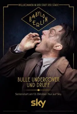 Babylon Berlin (2017) White Water Bottle With Carabiner