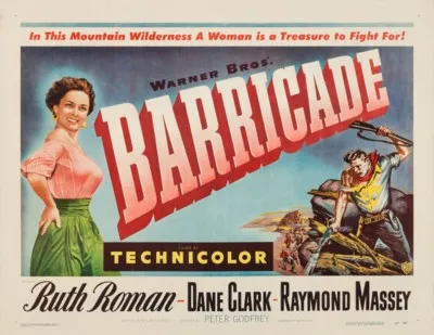 Barricade (1950) White Water Bottle With Carabiner