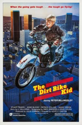 The Dirt Bike Kid (1985) White Water Bottle With Carabiner