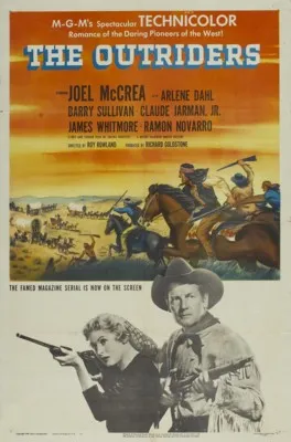 The Outriders (1950) White Water Bottle With Carabiner