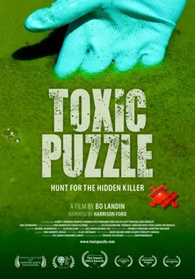 Toxic Puzzle (2017) White Water Bottle With Carabiner