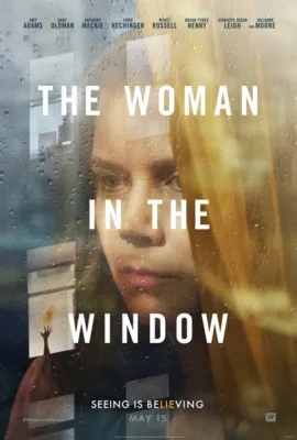 The Woman in the Window (2020) White Water Bottle With Carabiner