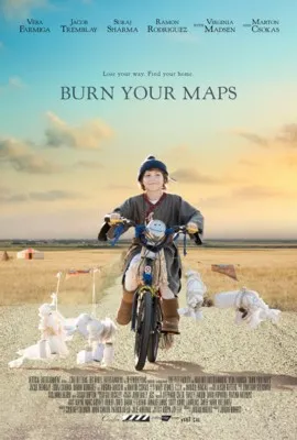 Burn Your Maps (2019) White Water Bottle With Carabiner