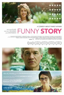 Funny Story (2019) White Water Bottle With Carabiner