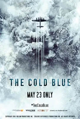 The Cold Blue (2019) White Water Bottle With Carabiner