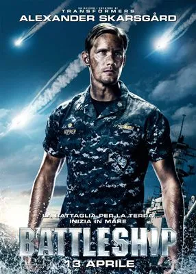 Battleship (2012) White Water Bottle With Carabiner