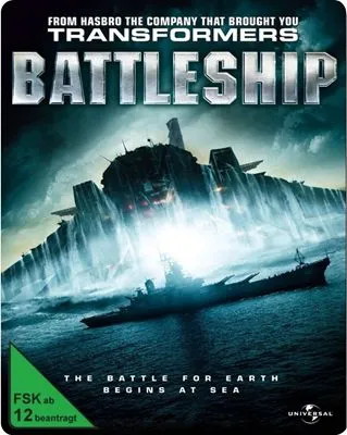 Battleship (2012) White Water Bottle With Carabiner