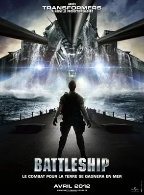 Battleship (2012) White Water Bottle With Carabiner