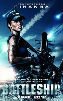 Battleship (2012) White Water Bottle With Carabiner