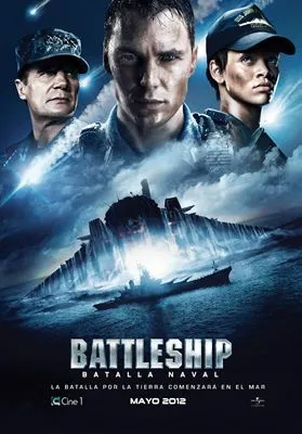 Battleship (2012) White Water Bottle With Carabiner