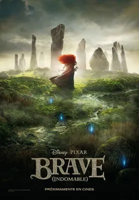 Brave (2012) White Water Bottle With Carabiner