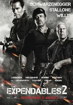 The Expendables 2 (2012) White Water Bottle With Carabiner