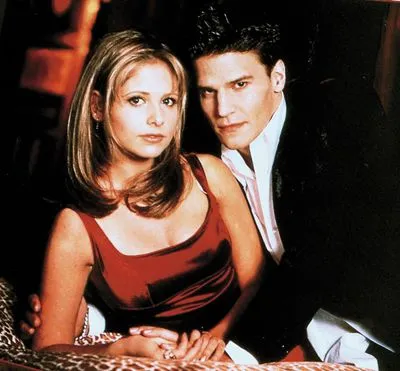 Buffy the Vampire Slayer Women's Deep V-Neck TShirt